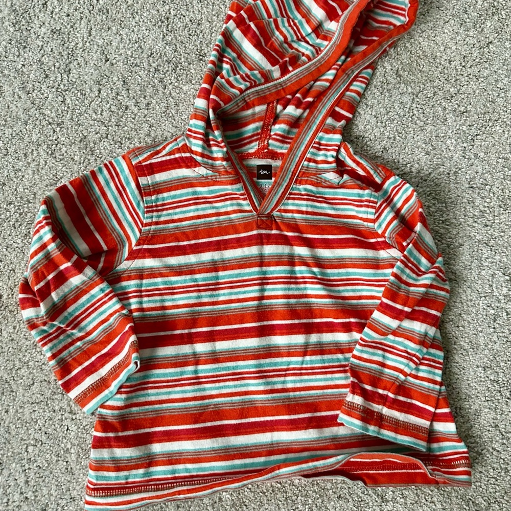 Tea Collection Colorful Striped Baby Hoodie
